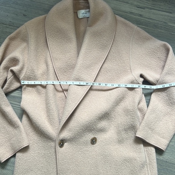 🔥WILFRED🔥 | Aritzia Charlize jacket in sandy beige 100% merino wool - Picture 9 of 15